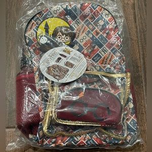 Harry Potter 5 piece backpack set